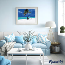 Charger l'image dans la galerie, peinture par numéros | Lagon bleu | facile, paysages | FiguredArt