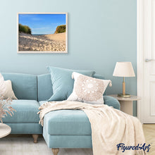 Charger l'image dans la galerie, peinture par numéros | Sur le sable de la Plage | intermédiaire, paysages | FiguredArt