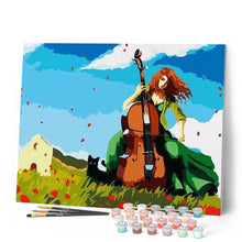 Charger l'image dans la galerie, peinture par numéros | Mélodie romantique | facile, musique, paysages | FiguredArt