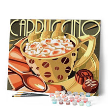 Charger l'image dans la galerie, peinture par numéros | Cappuccino | cuisine, facile | FiguredArt