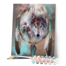 Charger l'image dans la galerie, peinture par numéros | Loups et Plumes | animaux, complexe, france, loups | FiguredArt