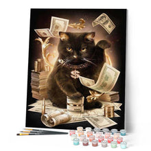 Charger l'image dans la galerie, peinture par numéros | Chat chanceux | animaux, chats, complexe | FiguredArt