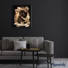 Charger l'image dans la galerie, peinture par numéros | Chat chanceux | animaux, chats, complexe | FiguredArt