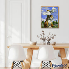 Charger l'image dans la galerie, peinture par numéros | Chat et Marguerite | animaux, chats, facile, fleurs | FiguredArt
