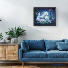 Charger l'image dans la galerie, peinture par numéros | Licorne et son Petit | animaux, complexe, licornes | FiguredArt
