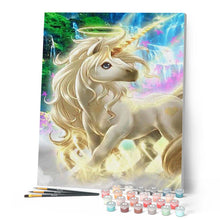 Charger l'image dans la galerie, peinture par numéros | Rêve de Licorne | animaux, facile, licornes | FiguredArt
