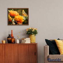 Charger l'image dans la galerie, peinture par numéros | Fleurs et Papillon | animaux, facile, fleurs, papillons | FiguredArt
