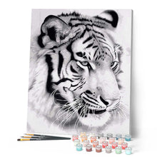 Charger l'image dans la galerie, peinture par numéros | Tigre de Sibérie | animaux, facile, tigres | FiguredArt