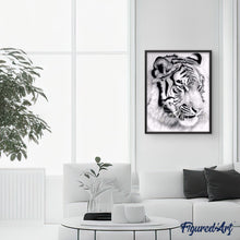 Charger l'image dans la galerie, peinture par numéros | Tigre de Sibérie | animaux, facile, tigres | FiguredArt