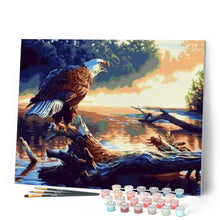 Charger l'image dans la galerie, peinture par numéros | Le cri de l’Aigle | aigles, animaux, facile, oiseaux | FiguredArt