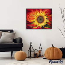 Charger l'image dans la galerie, peinture par numéros | Tournesol artistique | fleurs, france, intermédiaire | FiguredArt