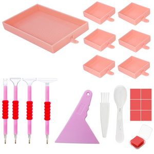 Ensemble d'Outils Professionnels Diamond Painting 15 Pièces Accessoires
