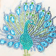 Charger l'image dans la galerie, Sac à main Diamond Painting - Paon de Cristal