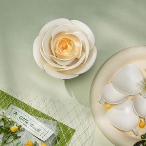 Puzzle 3D Camélia Blanc