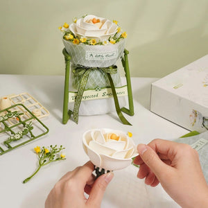 Puzzle 3D Camélia Blanc