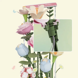 Puzzle 3D Boîte de Bouquet Fleurissant