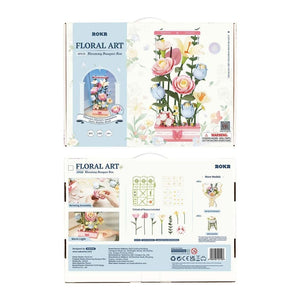 Puzzle 3D Boîte de Bouquet Fleurissant