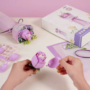 Puzzle 3D Rose Pourpre