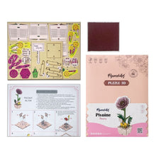 Charger l&#39;image dans la galerie, Puzzle 3D Pivoine