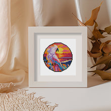 Charger l&#39;image dans la galerie, Mini Diamond Painting 15x20cm (4 pièces) - Oiseaux Tropicaux et Coucher de Soleil