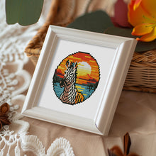 Charger l&#39;image dans la galerie, Mini Diamond Painting 15x20cm (4 pièces) - Oiseaux Tropicaux et Coucher de Soleil