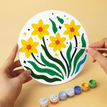 Charger l'image dans la galerie, Mini Série Peinture par Numéros - Disques Ø20cm (6 pièces) - Collection florale