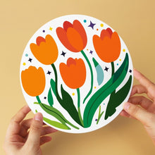 Charger l'image dans la galerie, Mini Série Peinture par Numéros - Disques Ø20cm (6 pièces) - Collection florale