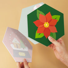 Charger l'image dans la galerie, Mini Série Peinture par Numéros - Hexagones (6 pièces) - Ensemble festif