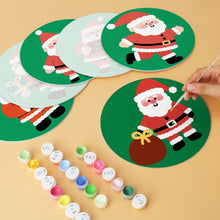 Charger l'image dans la galerie, Mini Série Peinture par Numéros - Disques Ø20cm (6 pièces) - Instants du Père Noël