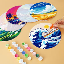 Charger l'image dans la galerie, Mini Série Peinture par Numéros - Disques Ø20cm (6 pièces) - Merveilles de la nature