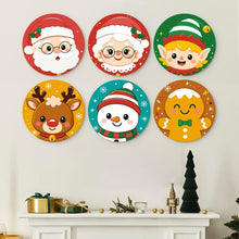 Charger l'image dans la galerie, Mini Série Peinture par Numéros - Disques Ø20cm (6 pièces) - Figures festives