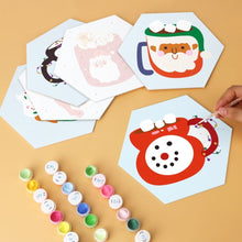 Charger l'image dans la galerie, Mini Série Peinture par Numéros - Hexagones (6 pièces) - Mugs d'hiver
