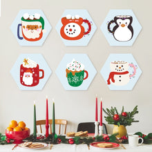 Charger l'image dans la galerie, Mini Série Peinture par Numéros - Hexagones (6 pièces) - Mugs d'hiver