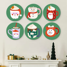 Charger l'image dans la galerie, Mini Série Peinture par Numéros - Disques Ø20cm (6 pièces) - Mugs de Noël