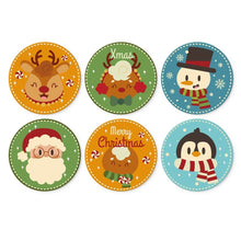 Charger l'image dans la galerie, Mini Série Peinture par Numéros - Disques Ø20cm (6 pièces) - Personnages de Noël Figured'Art