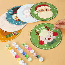 Charger l'image dans la galerie, Mini Série Peinture par Numéros - Disques Ø20cm (6 pièces) - Personnages de Noël