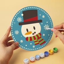 Charger l'image dans la galerie, Mini Série Peinture par Numéros - Disques Ø20cm (6 pièces) - Personnages de Noël