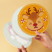 Charger l'image dans la galerie, Mini Série Peinture par Numéros - Disques Ø20cm (6 pièces) - Personnages de Noël