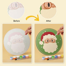 Charger l'image dans la galerie, Mini Série Peinture par Numéros - Disques Ø20cm (6 pièces) - Personnages de Noël