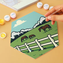 Charger l'image dans la galerie, Mini Série Peinture par Numéros - Hexagones (6 pièces) - L'écurie
