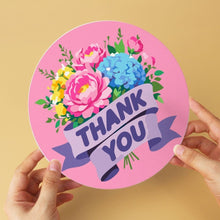 Charger l'image dans la galerie, Mini Série Peinture par Numéros - Disques Ø20cm (6 pièces) - Fleurs et Messages