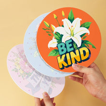 Charger l'image dans la galerie, Mini Série Peinture par Numéros - Disques Ø20cm (6 pièces) - Fleurs et Messages