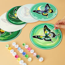 Charger l'image dans la galerie, Mini Série Peinture par Numéros - Disques Ø20cm (6 pièces) - Ailes d'émeraude