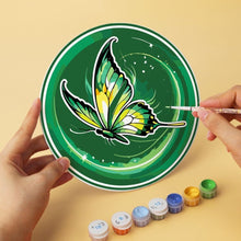 Charger l'image dans la galerie, Mini Série Peinture par Numéros - Disques Ø20cm (6 pièces) - Ailes d'émeraude