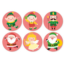 Charger l'image dans la galerie, Mini Série Peinture par Numéros - Disques Ø20cm (6 pièces) - Personnage de Noël Figured'Art
