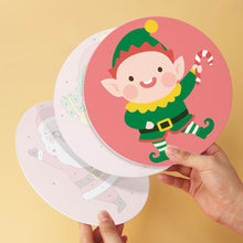 Charger l'image dans la galerie, Mini Série Peinture par Numéros - Disques Ø20cm (6 pièces) - Personnage de Noël