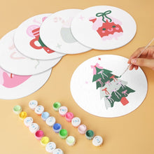 Charger l'image dans la galerie, Mini Série Peinture par Numéros - Disques Ø20cm (6 pièces) - Doux Noël