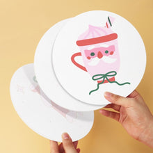 Charger l'image dans la galerie, Mini Série Peinture par Numéros - Disques Ø20cm (6 pièces) - Doux Noël