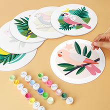 Charger l'image dans la galerie, Mini Série Peinture par Numéros - Disques Ø20cm (6 pièces) - Ailes colorées