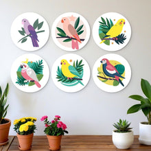 Charger l'image dans la galerie, Mini Série Peinture par Numéros - Disques Ø20cm (6 pièces) - Ailes colorées
